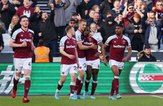 Tomas Soucek on target as West Ham boost Champions League push with Wolves win