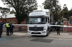 Man arrested after truck driven through the gates of Russian embassy in Dublin