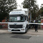 Man arrested after truck driven through the gates of Russian embassy in Dublin