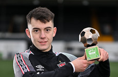 Dundalk's Steven Bradley scoops Player of the Month prize