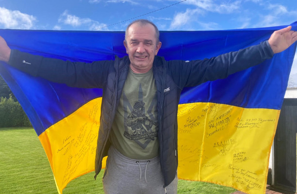 Otec opúšťa rodinu v Limericku, aby bojoval vo vojne na rodnej Ukrajine