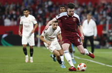 West Ham suffer narrow Europa League defeat at Sevilla