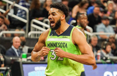 Towns scores season-high 60 points as Wolves maul Spurs in NBA