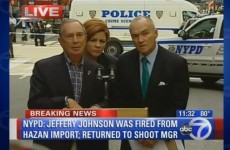 New York latest: shooter pulled gun on police after killing co-worker