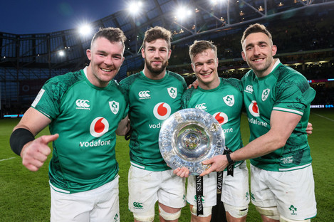 Ireland won the Triple Crown in Dublin.