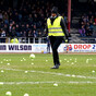 Van Bronckhorst responds after tennis balls and toilet rolls delay Rangers match