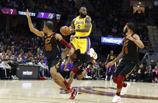 LeBron drops 38-point triple double in triumphant homecoming