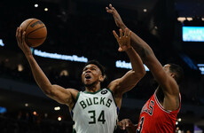 Giannis back as Bucks thump Bulls