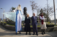 UK's Charles and Camilla tour Belfast park honouring Narnia creator CS Lewis