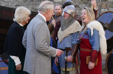 Britain's Charles and Camilla visit Waterford as they continue their tour of Ireland