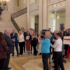 Politician breaks into song after Stormont passes period poverty legislation