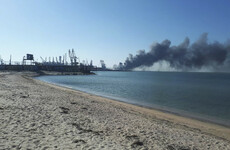Ukraine claims to have destroyed a large Russian warship in Berdyansk