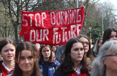 Hundreds of climate protesters gather across island of Ireland