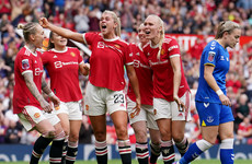 United fight back for win in first WSL game in front of fans at Old Trafford