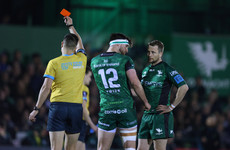 Connacht's Tom Daly receives ban after Leinster red card