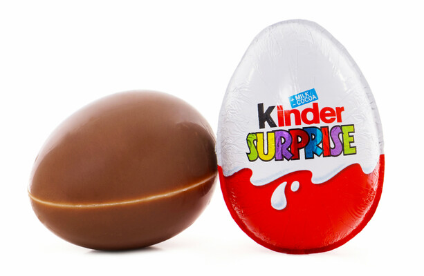 Oeufs en chocolat appelés Kinder Surprise en raison de leur lien avec l’épidémie de salmonelle