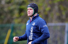 Ryan back training but Leinster 'not going to rush' his recovery from concussion