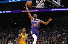 LeBron-less Lakers out of NBA postseason contention after Suns rout