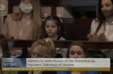 'We cannot imagine what you've gone through': Five-year-old Ukrainian and her mother get Dáil applause