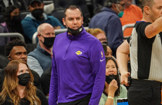 LA Lakers sack head coach after failure to reach NBA playoffs
