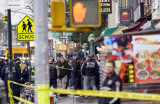 Gas mask wearing suspect still at large as New York City subway shooting injures 16