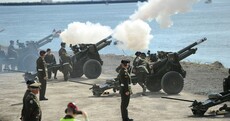 In pictures: Defence Forces' 21-gun salute to the Tall Ships