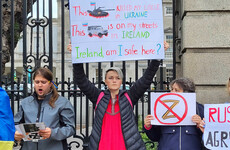 'Z = zombie': Ukrainian rally in Dublin calls for banning of Russian war symbols