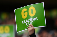 Thousands of Man United fans march in protest against Glazer ownership