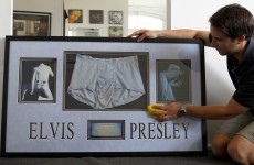 Undies worn by Elvis Presley to be sold at auction