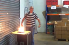 Watch: Exploding birthday cake wasn't what 50-year-old was expecting