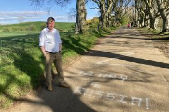 Police look into pro-Russian graffiti at 'Game of Thrones' site - Vimarsana News