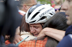 Rookie Evenepoel wins Liege-Bastogne-Liege classic as Alaphilippe rushed to hospital