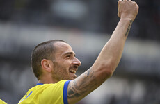 Inter Milan still in the hunt, as Birthday boy Bonucci puts Juve on brink of Champions League