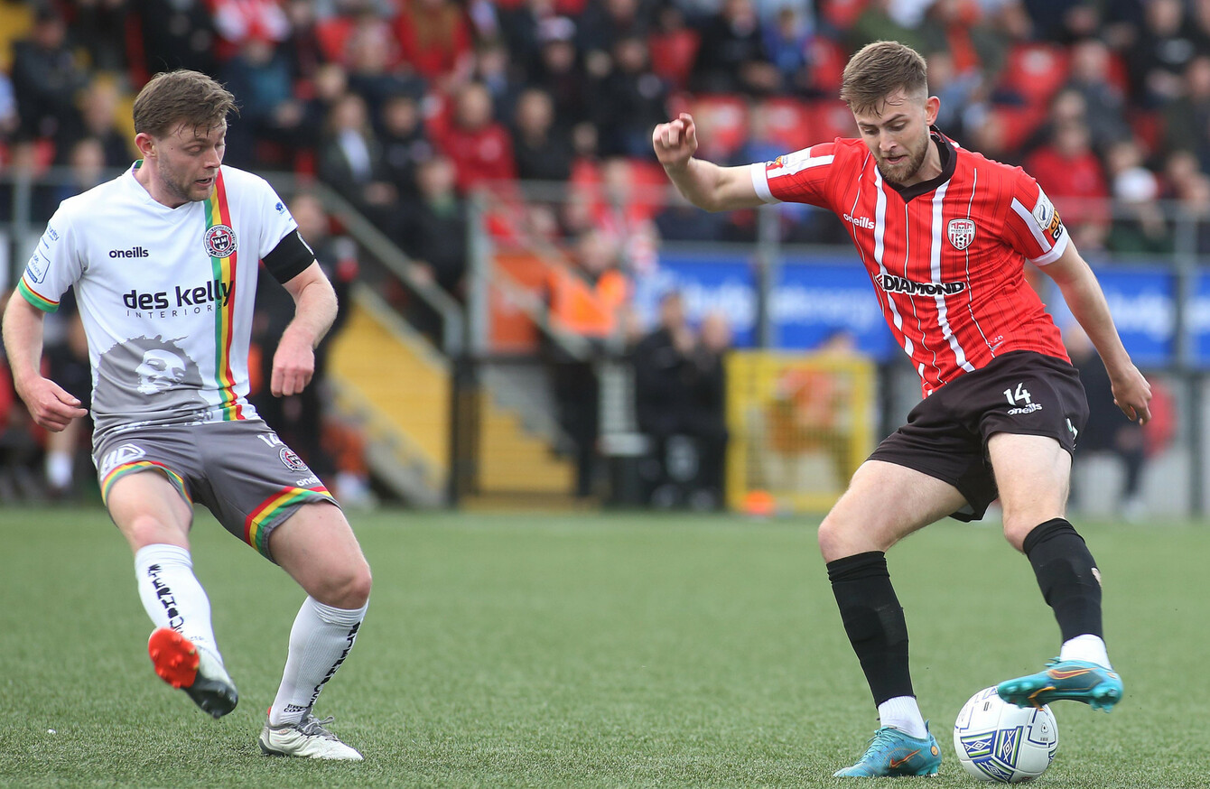 Patching penalty earns leaders Derry City point at home to Bohs · The42