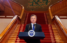 South Korea’s president calls for peace with North in farewell speech