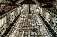 US flight brings tons of needed baby formula from Germany