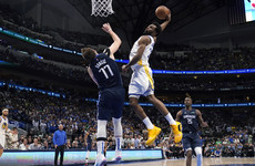 Warriors on brink of NBA Finals return as Curry, Wiggins sink Mavs