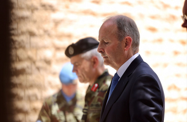 Le Taoiseach rend visite aux forces irlandaises en mission de maintien de la paix au Liban