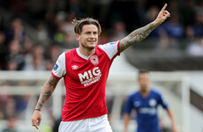 Former Pat’s and Sligo midfielder appointed Airdrie player-manager at 29