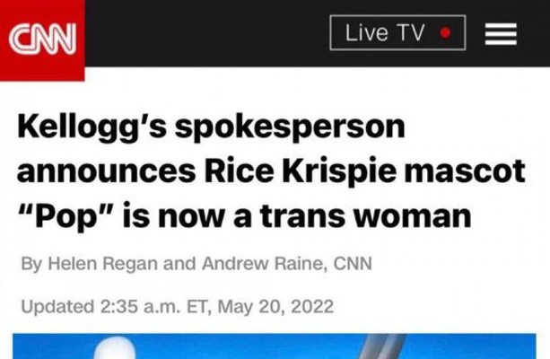 Компания Kellogg анонсировала талисман трансгендерных таблеток?