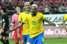 Two-goal Neymar closes on Pele record in big Brazil win