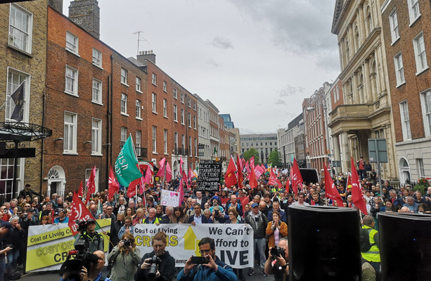 Cost-of-living protests underway across Ireland · TheJournal.ie