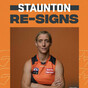 Cora Staunton and Bríd Stack re-sign for Greater Western Sydney Giants