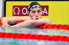 Ireland’s Daniel Wiffen finishes eighth in World 800m freestyle final