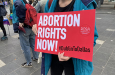 Protest over Roe v Wade ruling held at US embassy in Dublin