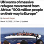 Debunked: No, the UN did not warn of '500 million refugees on their way from Africa to Europe'