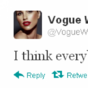 Tweet Sweeper: Vogue Williams likes picking her nose