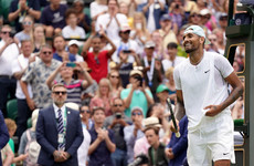 Nick Kyrgios through to Wimbledon quarter-finals but shoulder injury a worry