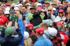 Selfies, stalled buggies and confusing hurling with lacrosse - Inside the ropes with Tiger Woods