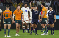 Wallaby Swain banned from last two England Tests after red card